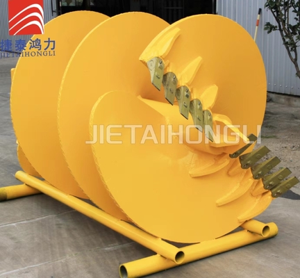Pengeboran Batu Gigi Tanah Lurus Auger 600mm 800mm 1000mm Bauer Soilmec Imt 200 * 200