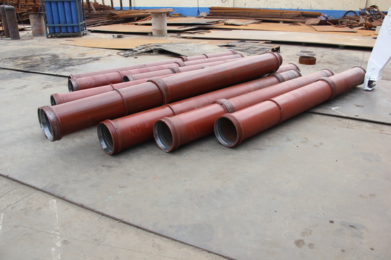 Q355b Tremie Pipe Ukuran Disesuaikan Untuk Tumpukan Pondasi Dalam