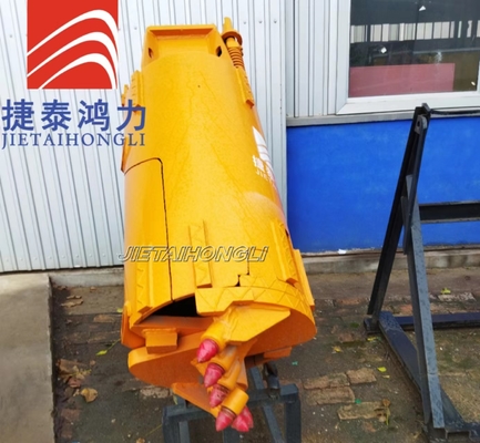 Bucket Pengeboran Batu 3000mm Dengan Gigi Untuk Rig Rotary Bauer Imt Mait Soilmec