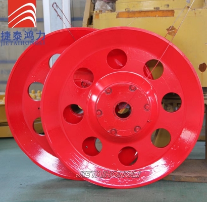 Alat Rig Pengeboran Pulley Untuk Kelly Bar Ht15-33 Ketebalan Besi Cor 330mm