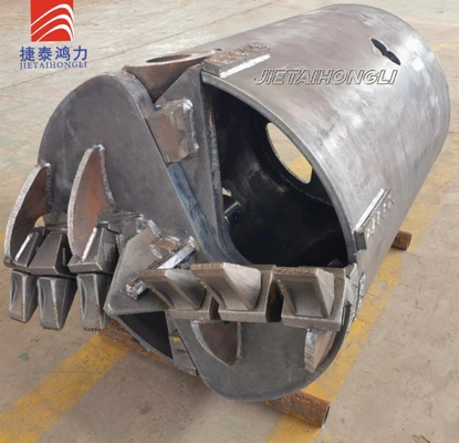 OD1200mm Q345B Ember Pengeboran Tanah Dengan Gigi Rata