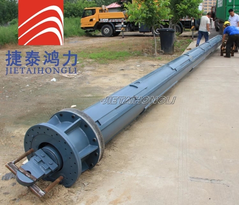 Telescopic Od 440mm Interlocking Kelly Bar Torque 220 Kn.M Kedalaman Pengeboran 60m