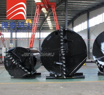Disesuaikan Od 1000mm Pengeboran Tanah Bucket Panjang 1500mm