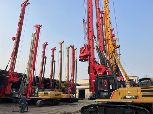 2024 kualitas tinggi sanny sr155 digunakan rig pengeboran untuk pilar putar fondasi