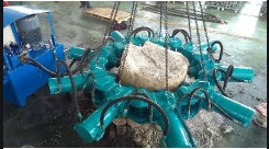 Head Cut 1200mm Mesin Pemecah Tumpukan Beton Hidrolik Untuk Bore Hole Break