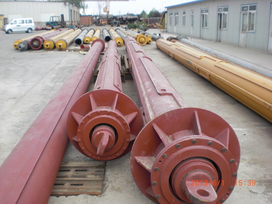 OEM / ODM Tabung Baja Interlocking Kelly Bar Kedalaman Pengeboran 20-100M