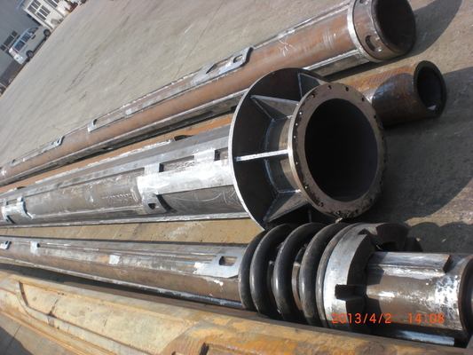 Rotary Piling Rig Attachment Pengeboran Kelly Bar BG36 OD419 X4X17m Untuk Lapisan Batu