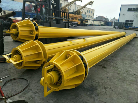 Bauer Rotary Interlocking Kelly Bar Bagian Rig Pengeboran 60M 3~4 Bagian