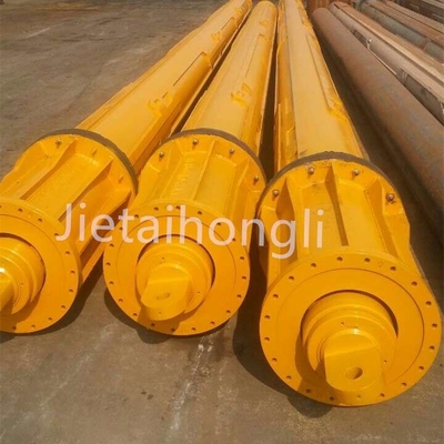 Rig Pengeboran 400kNm Kelly Bar Interlocking Kelly Bar 4 Bagian 440 Kunci Pipa Bor