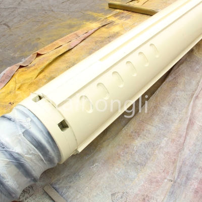 Engineering Piling Interlocking Friction Kelly Bar 63m enam rusuk Dengan Pelat Ketahanan Aus Yang Baik