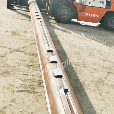 Gabungan Interlocking Kelly Bar OD530 /4/19m Untuk Rotary Piling Rig SR365RC Lubang Bor Lapisan Batu Keras