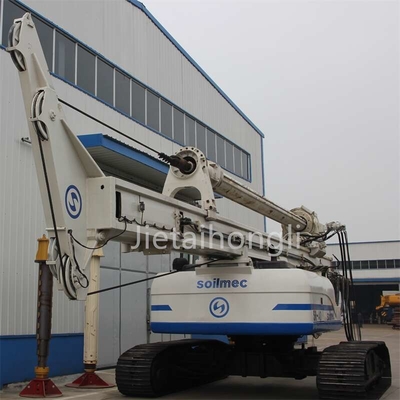 Peralatan Lubang Pondasi Digunakan Rig Pengeboran Rotary Soilmec SR40 Pasang Alat Pengeboran