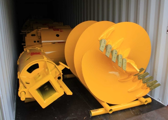 Pengeboran Batu Tumpukan Tanah Datar Auger Conical Flat Auger 600-2500mm