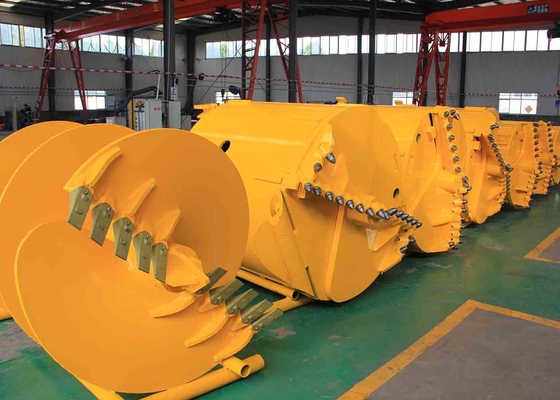 Pengeboran Batu Tumpukan Tanah Datar Auger Conical Flat Auger 600-2500mm