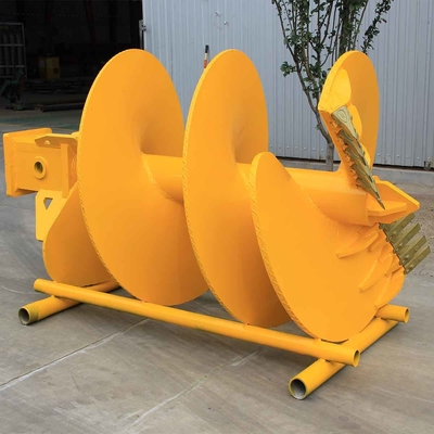 Pengeboran Batu Tumpukan Tanah Datar Auger Conical Flat Auger 600-2500mm