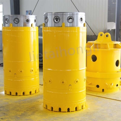 Tabung Casing Bor Dinding Tunggal Untuk Bore Piling Foundation Bore Pile