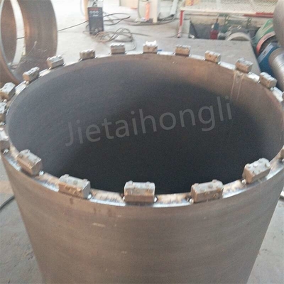 Pengeboran Rig Casing pipa Forged Double Wall Casing Jionts untuk Konstruksi Fondasi