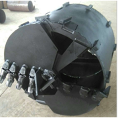 Bullet Teeth Bk4722h Rock Drilling Bucket Earth Drill Bucket Untuk Lumpur Tanah Berpasir