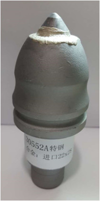 B47k22h Carbide Bullet Teeth 42Crmo Untuk Bucket Rock Drill Bucket