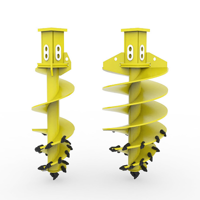 600-2500 Mm Soil Conical Rock Drilling Auger Untuk Pondasi Piling
