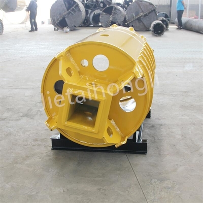 OD800mm Rock Core Barrel Bucket Dengan Gigi Peluru Untuk Tanah Keras