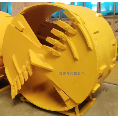 Q355C Ember Tanah Od800mm/1000mm /1200mm/1500mm Ember Gigi Datar Tanah Liat