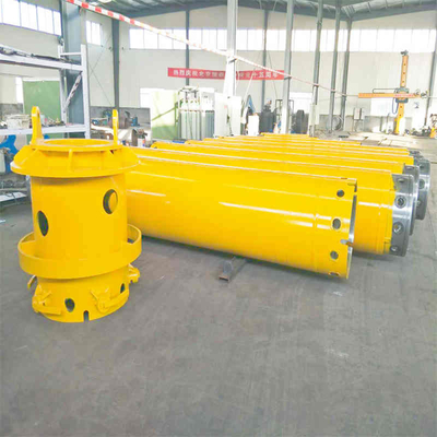 Q355B Dinding Tunggal / Dinding Ganda Casing OD1100/1180mm OD600/680mm Untuk BG36 Piling Rig Menggali Lubang