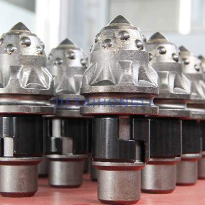 Rock Drilling Bits 55hrc Carbide Bullet Teeth Untuk Kondisi Hard Rock