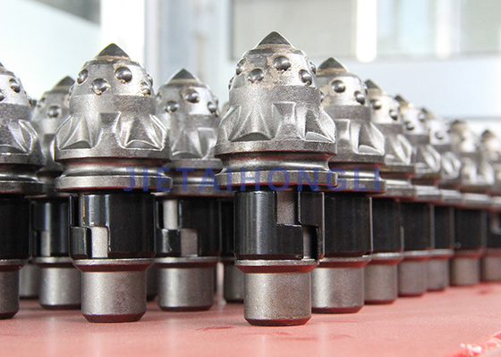 Rock 55hrc Bullet Tooth Auger Bucket Carbide Foundation Pengeboran