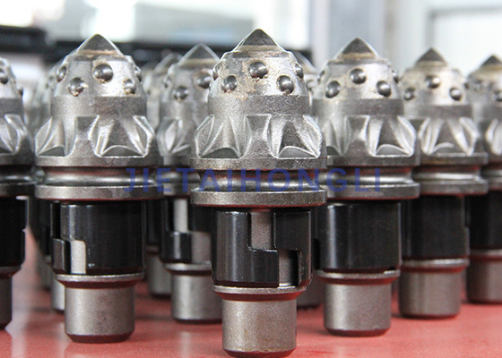 Betek Type Drilling Rock Bullet Teeth 30-55-22 Untuk Mesin Lubang Pengeboran Bore Pile